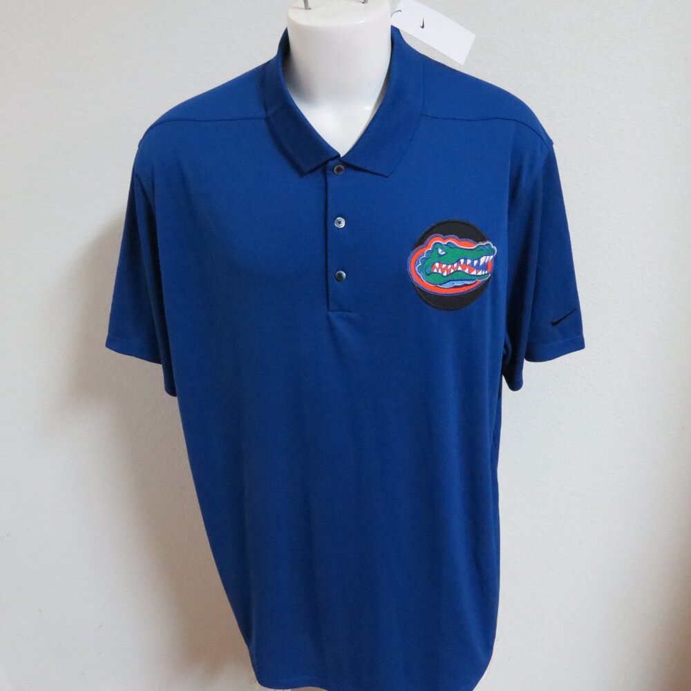 NEW XL-2XL GATORS Nike Dri-Fit Men’s db #91U Polo Shirt